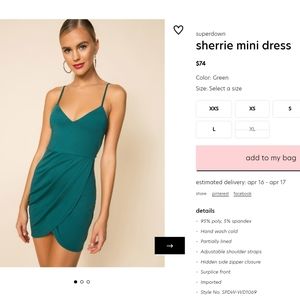Superdown Sherrie mini dress